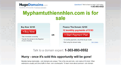 Desktop Screenshot of myphamtuthiennhien.com